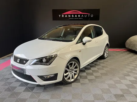 Seat ibiza 1.2 tsi 110 fr - cuir alcantara - toit ouvrant - gps - clim auto -