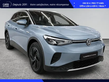 VOLKSWAGEN ID.4 PRO 77 kWh / 517 KM / LOA 440E* / GARANTIE 2030