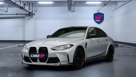 BMW M3 Competition 510 ch * Carbone Extérieur * Laserlight * Harman Kardon * HUD * Brooklyn Grey