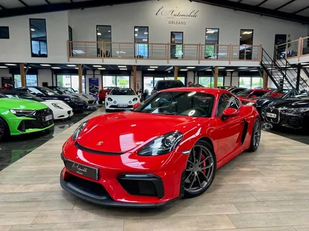 Porsche 718 Cayman GT4 4.0 420 PDK7 ROUGE INDIEN/FRANCE/APPROVED 0627/CLUBSPORT/