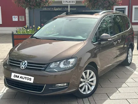 Volkswagen sharan 2.0 tdi carat 7 places + camera de recul + toit ouvrant + gps
