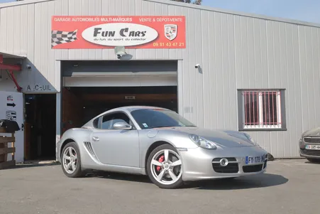 Porsche Cayman S 3.4 BVA Gris argent , JA18, Radar arrière, CDR24, régulateur de vitesse