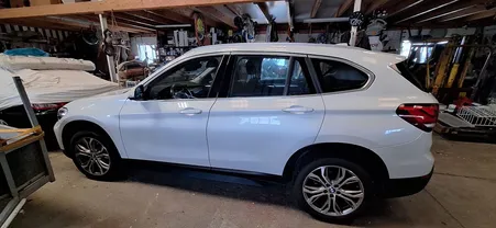 Bmw x1 blanc nacre