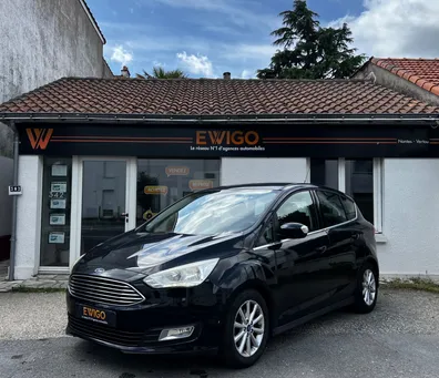 Ford c-max 1.0 scti 125 titanium / radar ar / hayon électrique / distri neuve