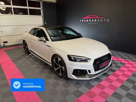 AUDI RS5 Coupe V6 2.9 TFSi 450 Tiptronic 8 Quattro Coupé - PACK CARBONE - HUD - BO - SIEGES ELEC CHAUFFANTS