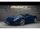 Ferrari 488 GTB 3.9 V8 - BLU SCOZIA / EXTRA-RANGE 670 CH ADAS CARBONE + LEDS LIFT CAMERA