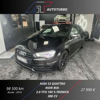 Audi S3 SPORTBACK 2.0 TFSI 300CH Garentie 12 mois QUATTRO S TRONIC 6