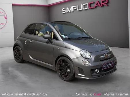 ABARTH 695 1.4 Turbo 180 ch cabriolet 1.4 Turbo 16V T-Jet 180 ch Edizione Maserati carbone mat bi xenon son JBL