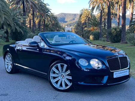 Bentley Continental GTC II Pack Mulliner 4.0 V8 507 ch / 34 200 Kms Origine Monaco immatriculé France pas de Malus / Garantie 12 Mois France