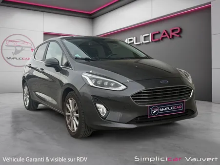 FORD FIESTA TITANIUM 85Ch CarPlay Radar AR Garantie 12 mois
