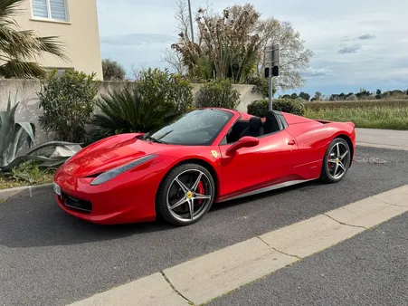 Ferrari 458 spider / 06-2013 / 43588kms / Francaise + full entretien Ferrari 🇫🇷 / Garantie POWER