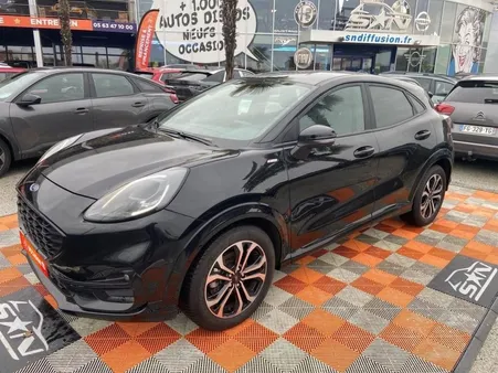Ford Puma 1.0 ECOBOOST 155 MHEV POWERSHIFT ST LINE GPS Caméra Hayon JA 17"