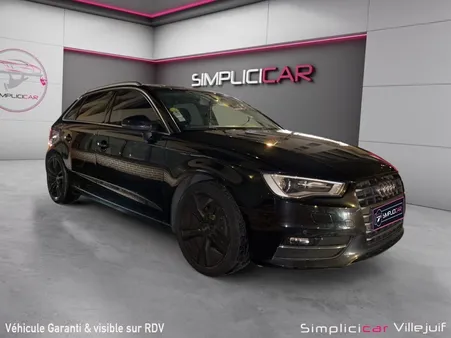 AUDI A3 SPORTBACK 2013 2.0 TDI 150 S Line S tronic 6, Siège Chauffant, Toit Ouvrant, Garantie 12 mois