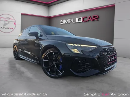 AUDI RS3 SPORTBACK 400CH Quattro S Tronic Céramique / Toit Pano Ouvrant / Sièges AV Chauffants / État NEUF/
