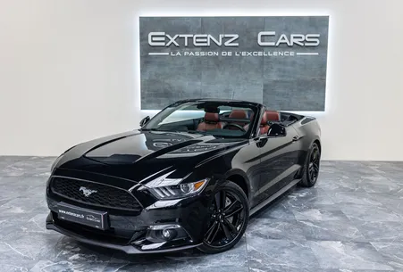 Ford Mustang Convertible 2.3 Ecoboost 317CV – MALUS INCLUS - 1ère Main Avec 15.000 Kms - BVA - Garantie 12 Mois