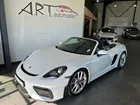 PORSCHE 718 SPYDER 4,0 420 ch APPROVED 04/2027 Chrono BOSE Sièges chauffants