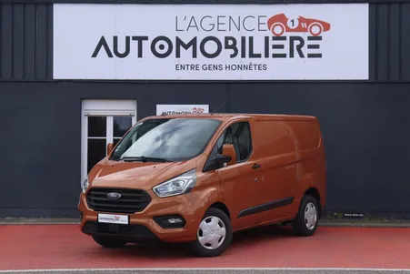 FORD Transit Custom Ph.2 280 L1H1 2.0 130 Fourgon BVA6 (Habillage bois, Carplay, Caméra, Attelage...)