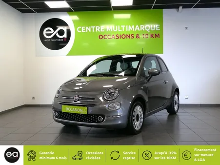 Fiat 500 bsg 70 cv dolcevita - toit panoramique / gps - 32998km