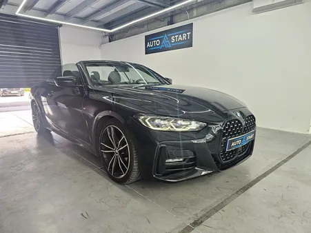 BMW 420i cabriolet M Sport / feux laser / ecrans full curvate display / siege chauffant / chauffage de nuque / régulateur auto adaptatif / feux auto / essuie-glace auto / volant chauffant / hayon ...
