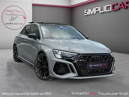 AUDI RS3 III 8Y SPORTBACK 2.5 TFSI 400Ch QUATTRO S-TRONIC MALUS PAYER Garantie 12 mois