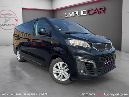 PEUGEOT EXPERT FOURGON LONG XL BLUEHDI 180 SS EAT6 - 9 places - Carplay - Caméra de recul - Suivi à jour - Distrib ok
