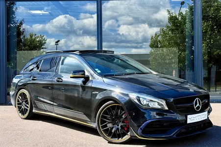 Mercedes cla shooting brake 45 amg 4matic 7g-dct yellow night edition bva 7