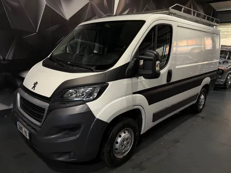 Peugeot Boxer L1H1 2.2 HDI 130 CH BVM6 Placage Bois Climatisation Radio 3 Places 2018