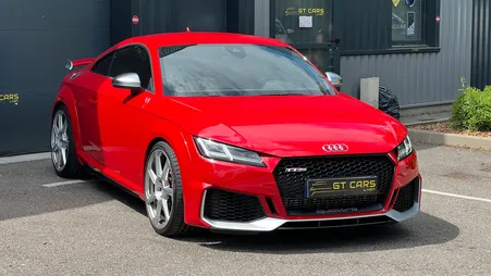 AUDI TTRS 400 ch Quattro - rouge nacré métallisé - immatriculation française Malus Payé - échappement sport - pack alu