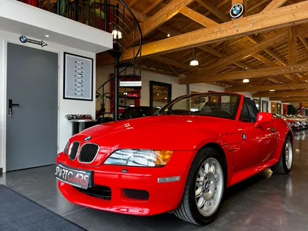 BMW Z3 2.2 6 Cylindres 170cv BVA "MAGNIFIQUE" Rouge Hellrot / Cuir Classique Noir 07/2002 SEULEMENT 79.000 km "ÉTAT NEUF" *LIVRAISON POSSIBLE