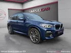 BMW X3 G01 2.0 d 16V 190ch pack M-Sport, bleue, toit ouvrant panoramique, harman kardon, sièges chauffants, 12