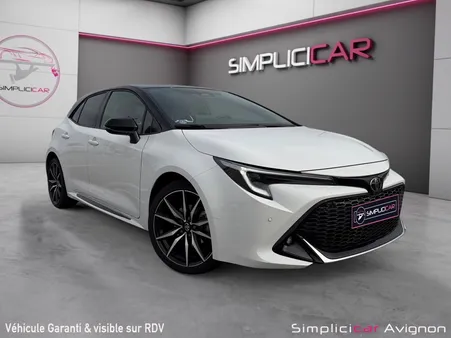 TOYOTA COROLLA HYBRIDE NOUVELLE 1ER MAIN GR Sport 140CH SUIVIT COMPLET TOYOTA pack GR affichage tête haute/cuir/led/