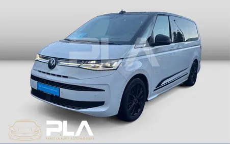 Volkswagen multivan 7 places vii t7 long 1.4 e hybride 218cv + camera + acc + cuir + attache remorque + portes electriques