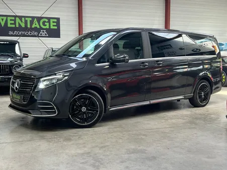 Mercedes classe v 300 d extra-long 4 matic 239 ch amg line 9g-tronic 8 places 1 ère main français tva récupérable/leasing possible
