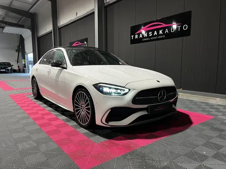 MERCEDES CLASSE C 220 d 9G-Tronic AMG Line 200CV + CAMÉRA 360° + RÉGULATEUR DE VITESSE ADAPTATIF + APPLE CARPLAY/AN