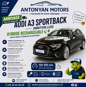 Audi A3 SPORTBACK 1.4 TFSI 204CH E-TRON AMBITION LUXE S TRONIC 6