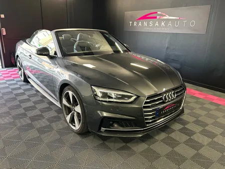 AUDI A5 CABRIOLET V6 3.0 TDI 218 S tronic 7 Quattro S Line RÉVISION COMPLÈTE + VIDANGE BVA / 4 PNEUS NEUFS