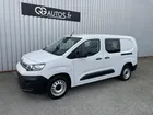 CITROEN BERLINGO 1.5 BlueHDi S&S / 100 Ch / Fourgon XL 950 kg / Cabine Approfondie / 5 places / 1ère Main / GTIE 12 m