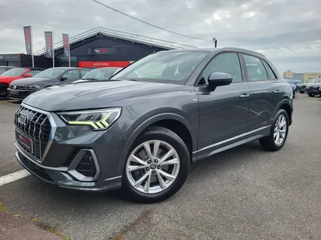 Audi q3 40 tfsi 190 s line quattro s tronic 7 / immat fr / camera audio b&o 3d carplay virtual