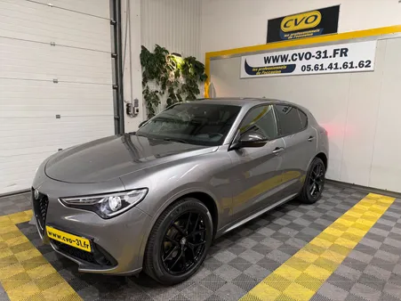 Alfa-Romeo Stelvio MY21 2.2JTD 210cv Q4 Finition Véloce Boite-Auto 8 Vitesses + 1er Main