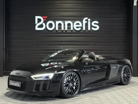 AUDI R8 Spyder 5.2 V10 Plus FSI 610Ch S tronic Quattro, OPTIONS ++++, 49 900Km...