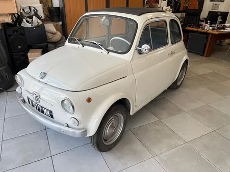 Fiat 500 f compteur rond - entièrement restaurée - parfait état
