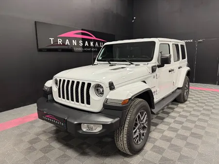 JEEP WRANGLER Unlimited 4xe 2.0 l T 380 ch PHEV 4x4 Sahara + Attelage