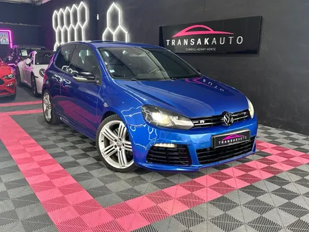 VOLKSWAGEN GOLF VI R 270 ch 2.0 TSI 4Motion DSG6 ~ Française ~ Suivi complet ~ Toit ouvrant ~ Apple CarPlay ~ Risin