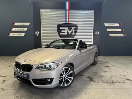 BMW SERIE 2 220d 190ch BVA CABRIOLET F23 Sport - CARPLAY - SIEGES CHAUFFANTS