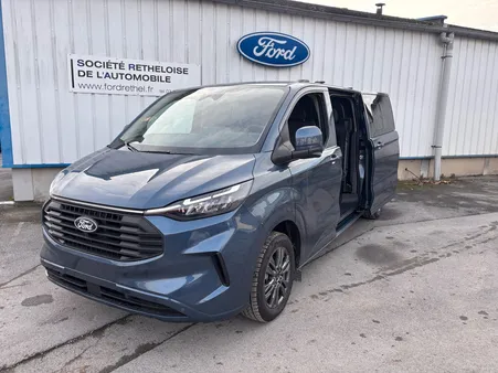 Ford transit custom cabine approfondie 320 l2h1 2.0 ecoblue 170 ch bva8 limited (5 places)