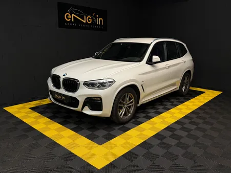 🟡 BMW X3 G01 sDrive18d 150ch BVA8 M Sport ✅FRANÇAIS ✅Sieges cuir elec✅Camera 360✅Entretiens BMW✅vision tete haute✅Hayon elec