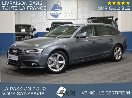 AUDI A4 IV (2) AVANT 2.0 TDI 177 AMBITION LUXE QUATTRO S TRONIC-65.093km-Sièges Electriques Chauffants-GPS-Xénons-Jantes 17"-Historique Limpide Audi-Distribution Ok-Etat Neuf-Garantie 6 Mois
