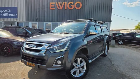 Isuzu d-max crew cab 1.9 ddi 160ch quasar 4wd bva - 1er main - tva recuperable - plateau coulissant - attelage