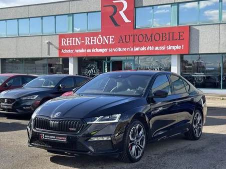 SKODA OCTAVIA RS 2.0 TSI 245ch 1erMain Cuir Alcantara Webasto Siege Chauffant Av/Ar Keyless Acc