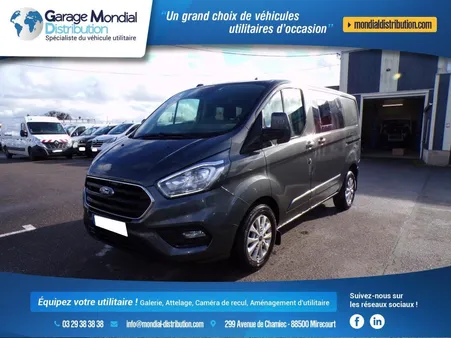 Ford transit custom 300 l1h1 ecoboost 170 limited cabine approfondie